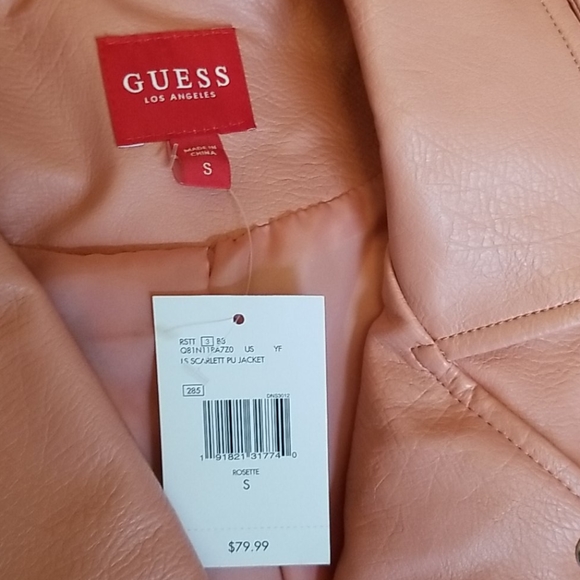 Guess Rosette Faux Leather Jacket - Picture 3 of 7